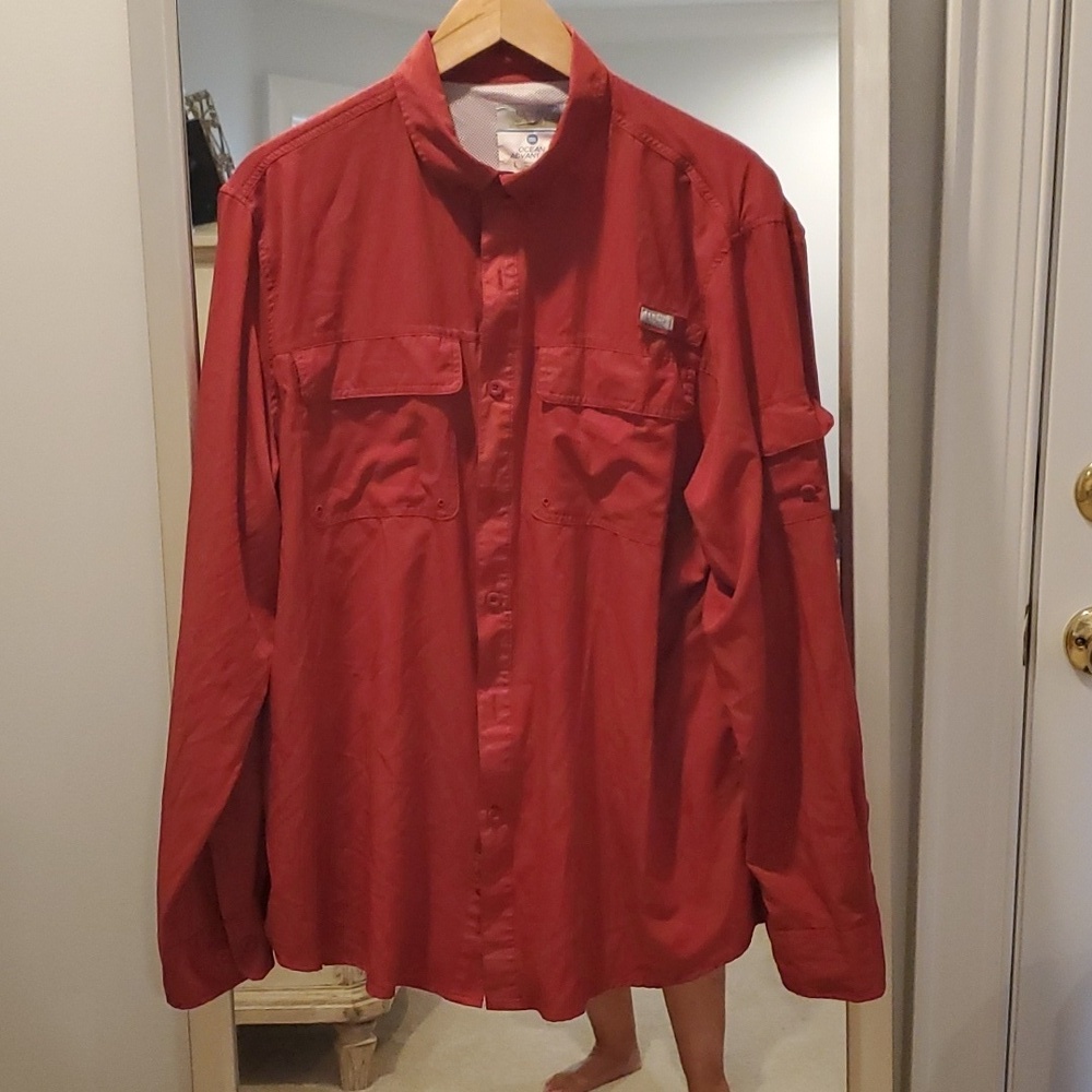Ocean Coast Shirt Fishing Breathable Size Large (#20)